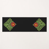 Art Nouveau Red Rose De Morgan Yogamat (Voorkant (horizontaal))
