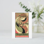 Art Nouveau, Restaurant, Reclame Briefkaart (Staand voorkant)