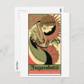 Art Nouveau, Restaurant, Reclame Briefkaart (Voorkant / Achterkant)