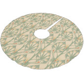Art Nouveau, Retro Wallpaper Design. Kerstboom Rok (Gekanteld)