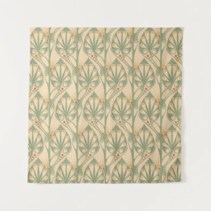 Art Nouveau, Retro Wallpaper Design. Wandkleed