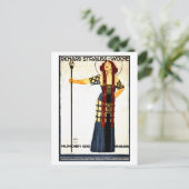  art nouveau Richard Strauss concert Briefkaart (Staand voorkant)