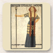 Art Nouveau Richard Strauss-Woche, München Bier Onderzetter (Voorkant)