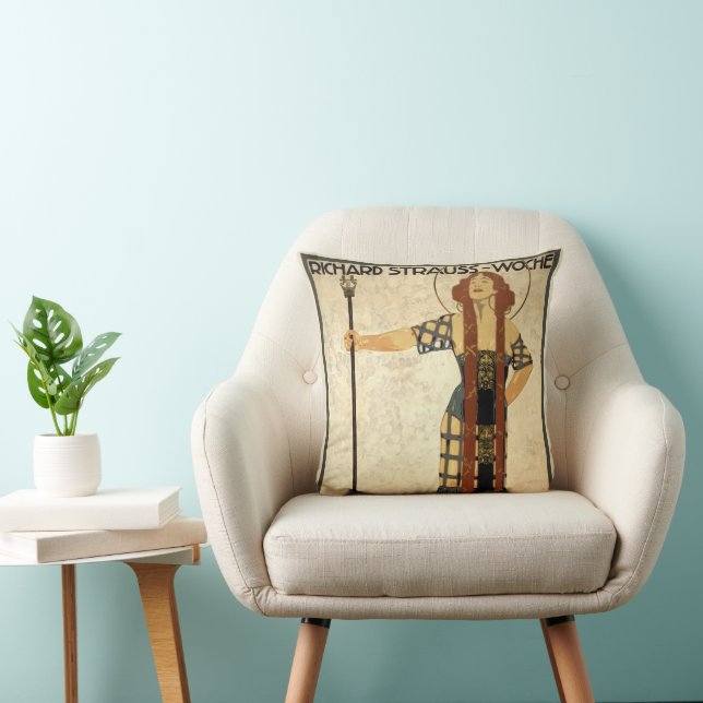  Art Nouveau Richard Strauss-Woche, München Kussen (Stoel)