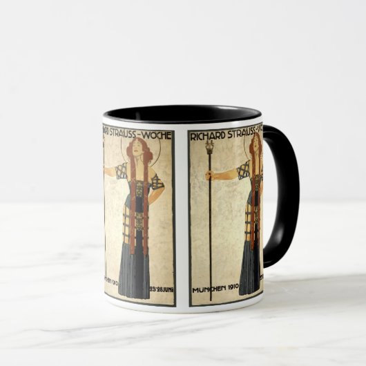 Art Nouveau Richard Strauss-Woche, München Mok (Voorkant rechts)