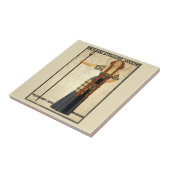  Art Nouveau Richard Strauss-Woche, München Tegeltje (Zijkant)