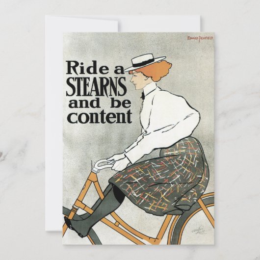  Art Nouveau, Ride a Stern Bicycles Bikes (Voorkant)
