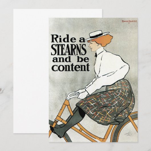  Art Nouveau, Ride a Stern Bicycles Bikes (Voorkant / Achterkant)
