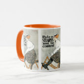 Art Nouveau, Ride a Stern Bicycles Bikes Mok (Voorkant links)