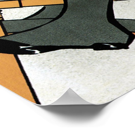  Art Nouveau, Ride a Stern Bicycles Bikes Poster (Hoek)