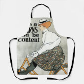  Art Nouveau, Ride a Stern Bicycles Bikes Schort (Voorkant)