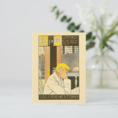  art nouveau Rochester bookstore ad Briefkaart (Staand voorkant)