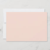 Art Nouveau Rococo Elegante Gouden Roze Foto Bruil Kaart (Achterkant)