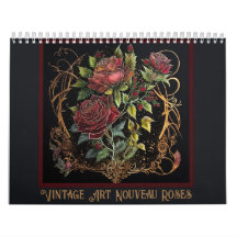  Art Nouveau rode rozen