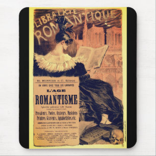 Art nouveau romantische boekhandel eugene grasset muismat