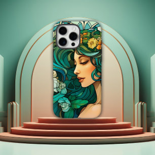 Art Nouveau romantische vrouw iPhone 16 Pro Max Hoesje
