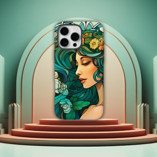 Art Nouveau romantische vrouw Case-Mate iPhone Case