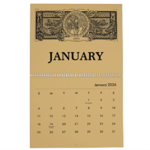 Art Nouveau Romeinse Mythologie Kalender