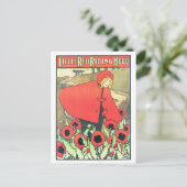  Art Nouveau Roodkapje Briefkaart (Staand voorkant)