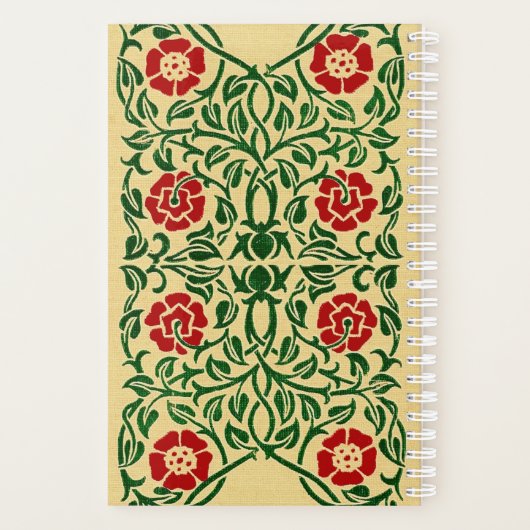 Art Nouveau Roos Date Planner 2026 (Monogram) (Achterkant)