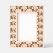 Art Nouveau Roos Floral & Foliage Pattern Gegraveerde Lijstjes (Voorkant)