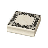 Art Nouveau Rose Border Rubber Stamp Rubberstempel (Stempel)