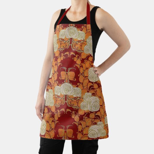 Art Nouveau Rozen Apron Schort (Insitu)