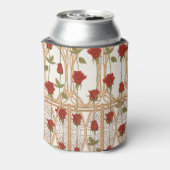 Art Nouveau Rozen: Warm  Blikjeskoeler (Blikje Achterkant)