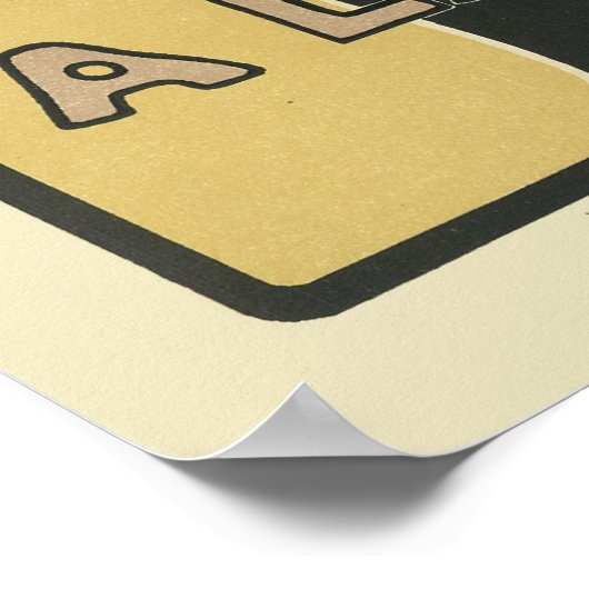  Art Nouveau - Rrestling Poster (Hoek)