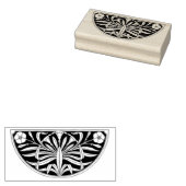 Art Nouveau Rubberstempel (Gestempeld)