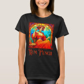 Art Nouveau Rum Punch T-shirt (Voorkant)