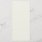 Art Nouveau Sage Botanical Wedding Menu (Achterkant)