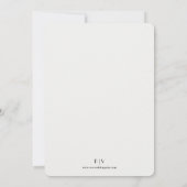 Art Nouveau Sail Away Huwelijksuitnodiging Kaart (Achterkant)