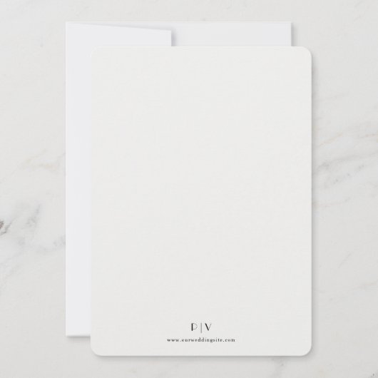 Art Nouveau Sail Away Huwelijksuitnodiging Kaart (Achterkant)