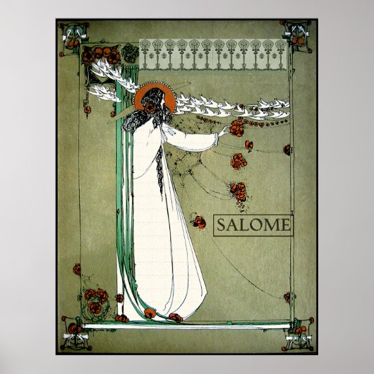 Art Nouveau Salome Poster (Voorkant)