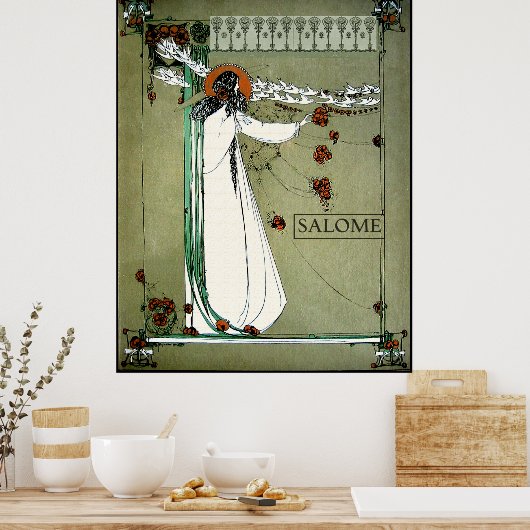 Art Nouveau Salome Poster (Keuken)