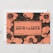 Art Nouveau Save The Date (Voorkant)