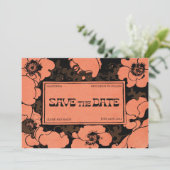 Art Nouveau Save The Date (Staand voorkant)