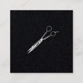  Art Nouveau schoonheidssalon Vierkante Visitekaartje (Achterkant)