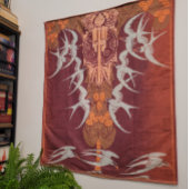 Art Nouveau Schotse Hooglanden Wandkleed