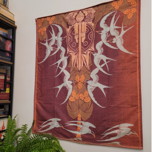 Art Nouveau Schotse Hooglanden Wandkleed