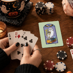 Art Nouveau Schuuruil Pompoenen Vintage Boeken Her Pokerkaarten