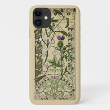 Art Nouveau Scottish Thistle Floral Flowers Hoesje