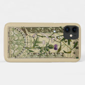 Art Nouveau Scottish Thistle Floral Flowers Hoesje (Achterkant (horizontaal))