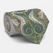  Art Nouveau, Seapaarden en Seaweed Stropdas (Opgerold)