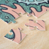 Art Nouveau Seapaarden Legpuzzel (Zijkant)