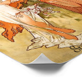  Art Nouveau Seizoenen Vier Schoonheden Poster (Hoek)