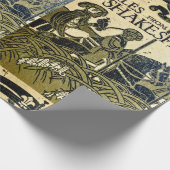 Art Nouveau Shakespeare Book Hoesje Cadeaupapier (Hoek)