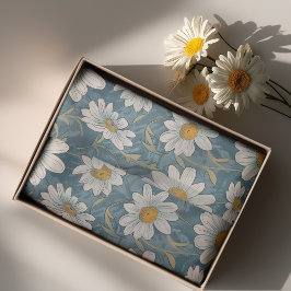 Art Nouveau Shasta Daisies – 10 lb, 17"x23" Tissuepapier