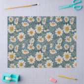 Art Nouveau Shasta Daisies – 10 lb, 17"x23" Tissuepapier (Craft)